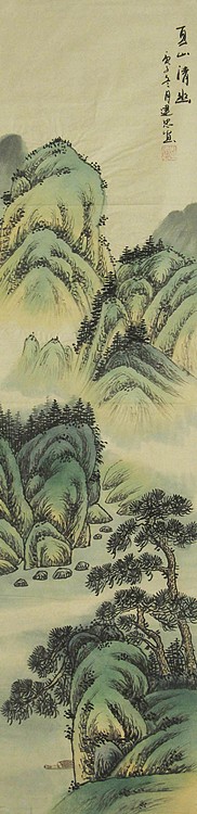 当代山水画家 李建忠 山水国画