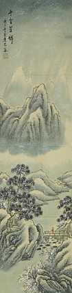 当代山水画家 李建忠 山水国画