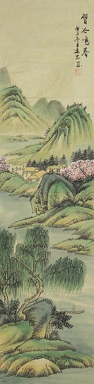 当代山水画家 李建忠 山水国画