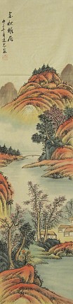 当代山水画家 李建忠 山水国画