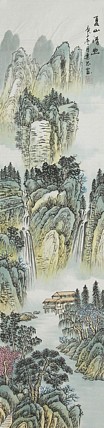 当代山水画家 李建忠 山水国画