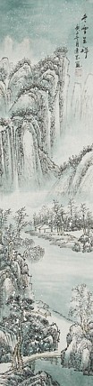 当代山水画家 李建忠 山水国画