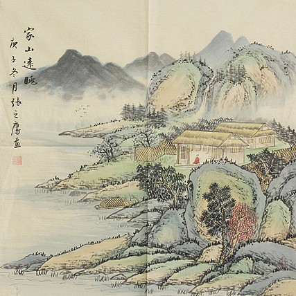 青年潜力  画家 精品山水 张之鹰