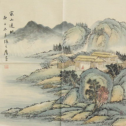 青年潜力  画家 精品山水 张之鹰