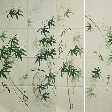 河南省美术家协会会员 许墨 花鸟 国画