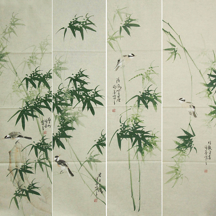河南省美术家协会会员 许墨 花鸟 国画