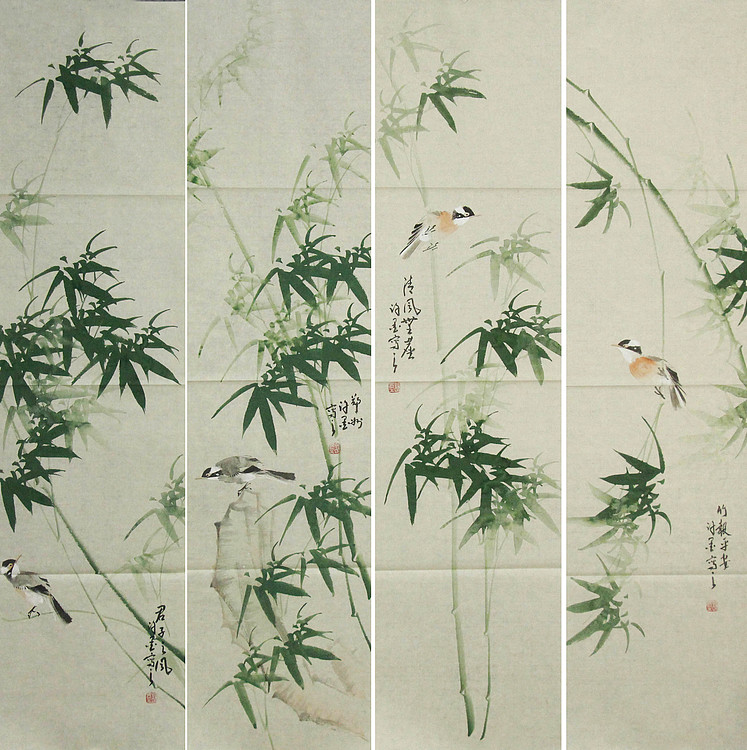 河南省美术家协会会员 许墨 花鸟 国画