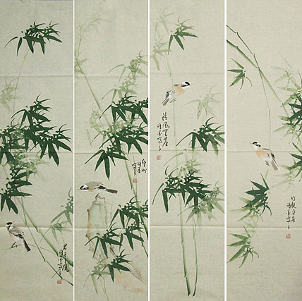河南省美术家协会会员 许墨 花鸟 国画