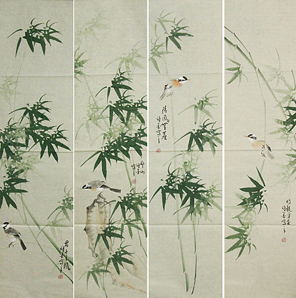 河南省美术家协会会员 许墨 花鸟 国画