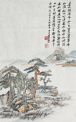 新疆美术家协会会员，和田地区美术家协会副主席 陈克斌
