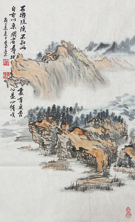 新疆美术家协会会员，和田地区美术家协会副主席 陈克斌