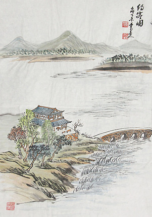 新疆美术家协会会员，和田地区美术家协会副主席 陈克斌