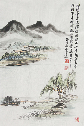 新疆美术家协会会员，和田地区美术家协会副主席 陈克斌