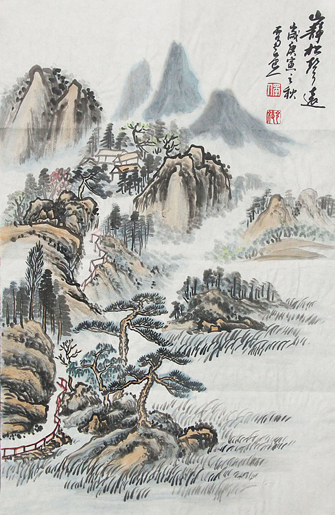 新疆美术家协会会员，和田地区美术家协会副主席 陈克斌