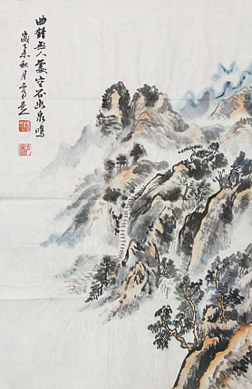 新疆美术家协会会员，和田地区美术家协会副主席 陈克斌