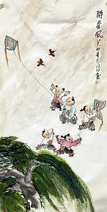 河北省美术家协会会员 侯同印 人物国画作品