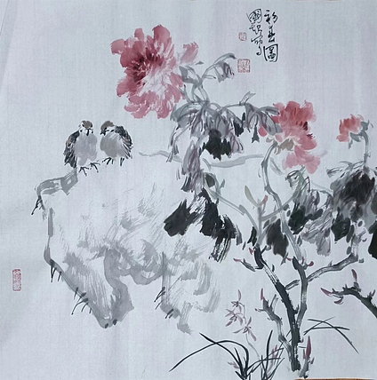 清心斋主 初春图