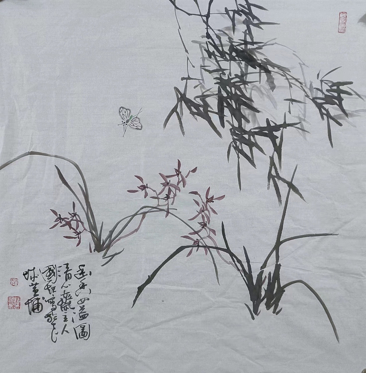 清心斋主 幽香四溢图