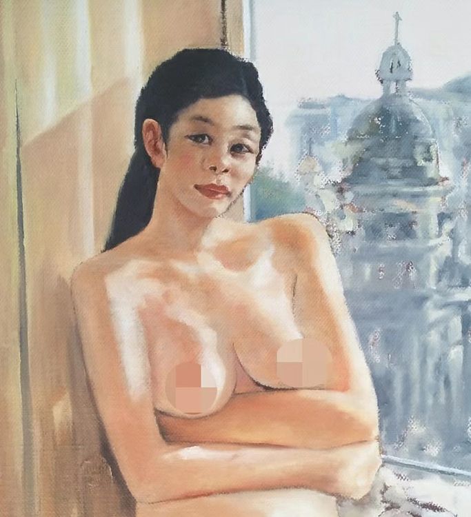 胡冰 原创精品油画《人体》