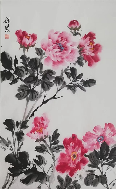 当代花鸟画家 徐慧 精品国画花鸟