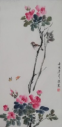 当代花鸟画家 徐慧 精品国画花鸟