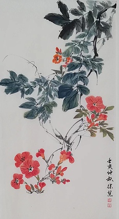 当代花鸟画家 徐慧 精品国画花鸟