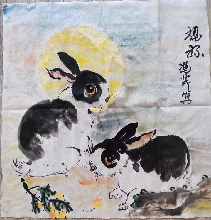 河北省美术家协会会员 冯芹 国画