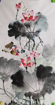 高兴 荷花鸳鸯