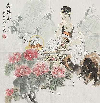 精品仕女图——画家孙刚柱