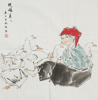 精品仕女图——画家孙刚柱