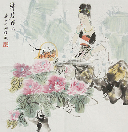 精品仕女图——画家孙刚柱