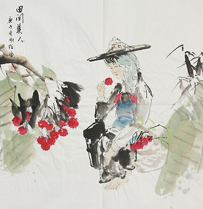 精品仕女图——画家孙刚柱