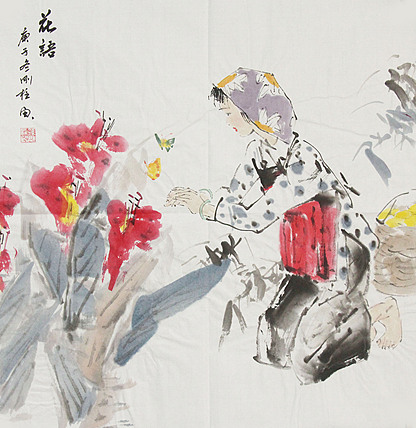 精品仕女图——画家孙刚柱