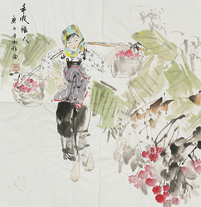 精品仕女图——画家孙刚柱