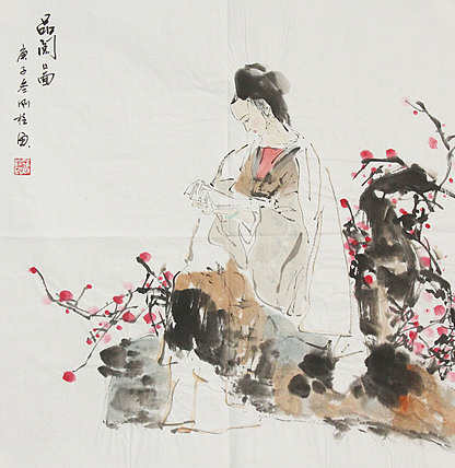 精品仕女图——画家孙刚柱