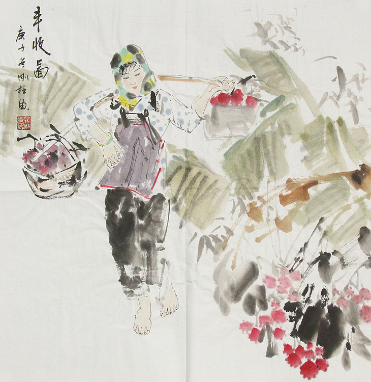 精品仕女图——画家孙刚柱