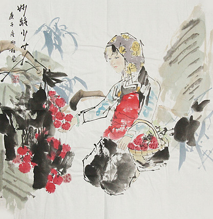 精品仕女图——画家孙刚柱