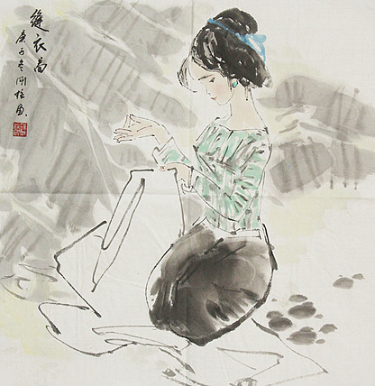 精品仕女图——画家孙刚柱