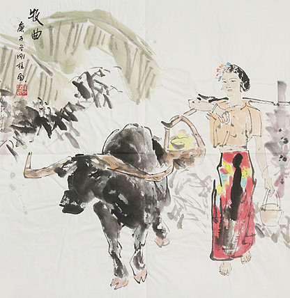 精品仕女图——画家孙刚柱