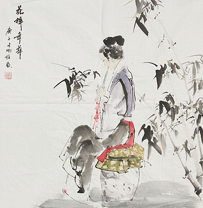 精品仕女图——画家孙刚柱