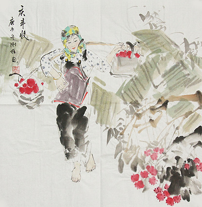 精品仕女图——画家孙刚柱