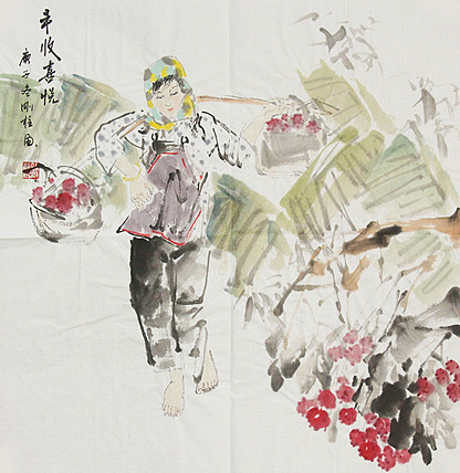 精品仕女图——画家孙刚柱