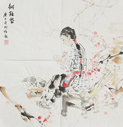 精品仕女图——画家孙刚柱