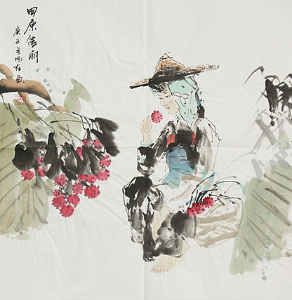 精品仕女图——画家孙刚柱