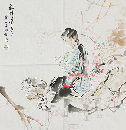 精品仕女图——画家孙刚柱