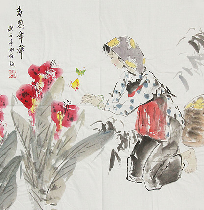 精品仕女图——画家孙刚柱