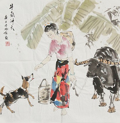 精品仕女图——画家孙刚柱