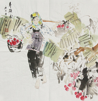精品仕女图——画家孙刚柱