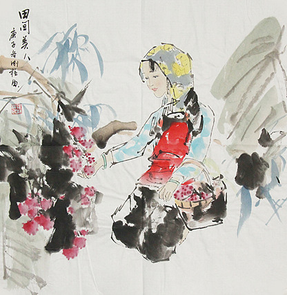精品仕女图——画家孙刚柱