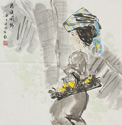 精品仕女图——画家孙刚柱